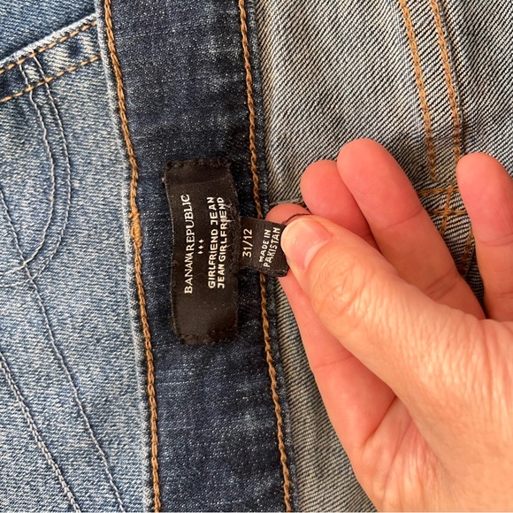 Banana Republic‎  Factory Dark Wash Girlfriend Ankle Jeans - Picture 6 of 10